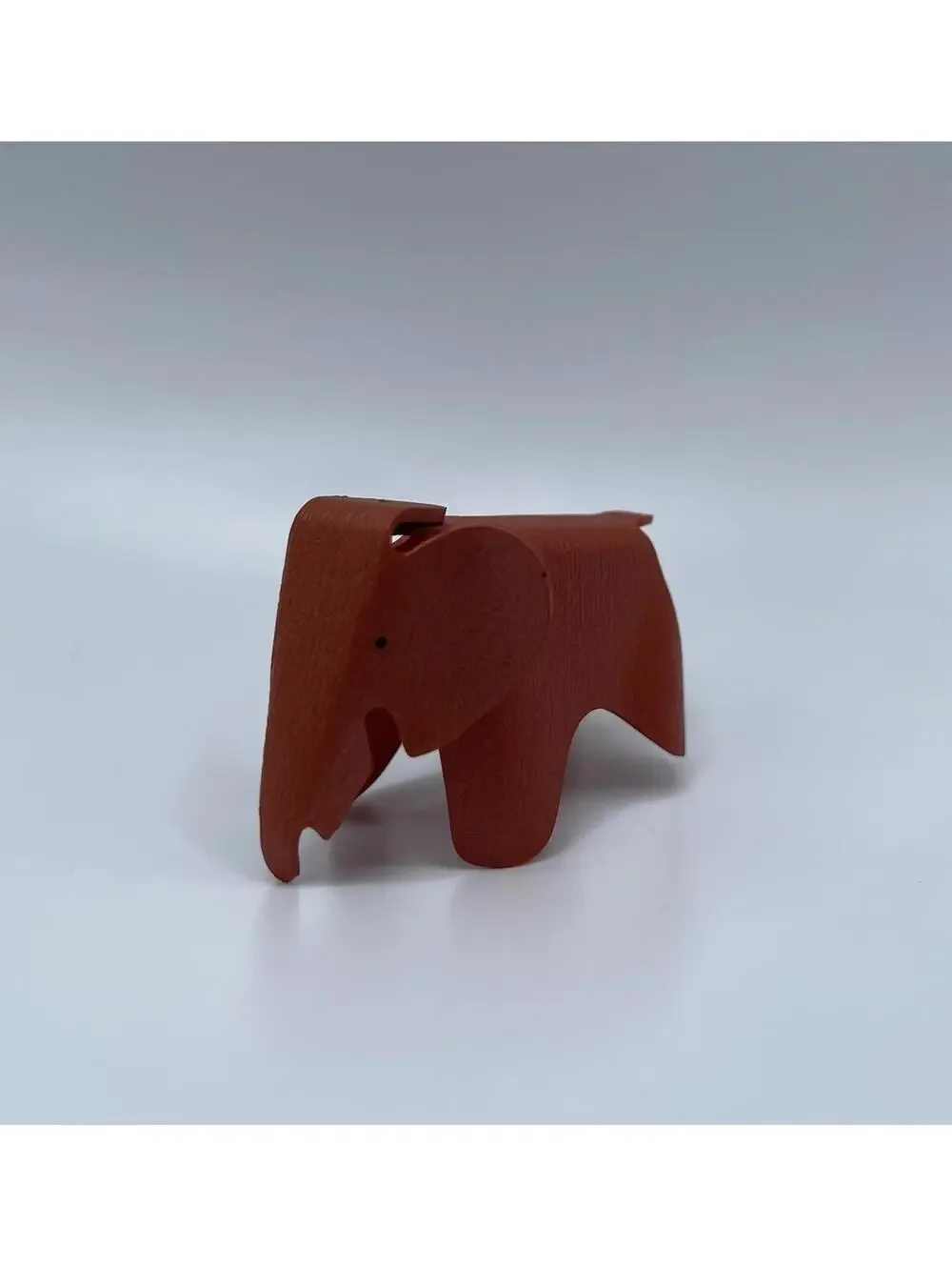 1:12 Scale Miniature Elephant, Eame Plywood Elephant Style, Bronze Dollhouse